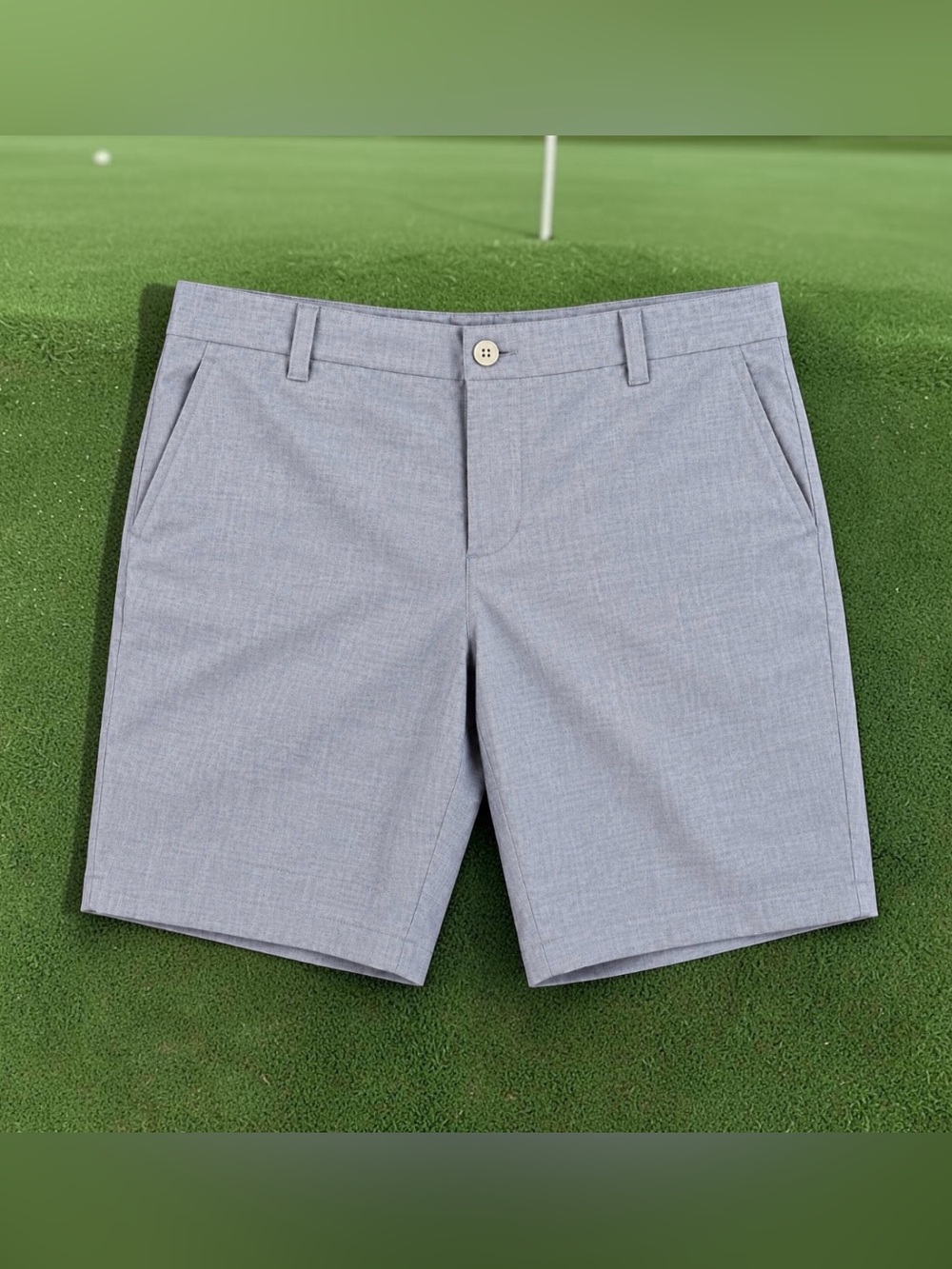 New PGA TOUR Big Boys 7" Flat Front with Active Waistband Golf Size 14/16 Gray